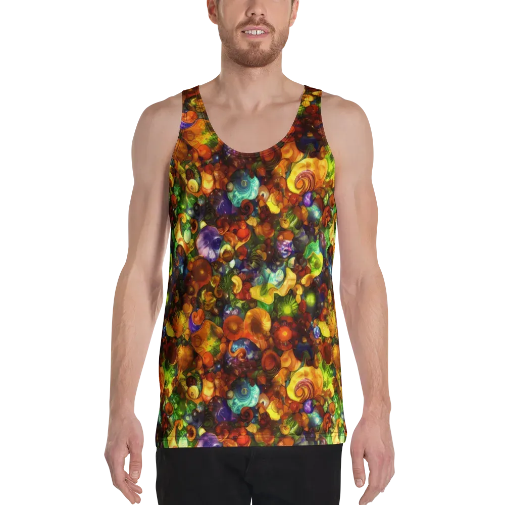 Spirals of Splendor on Men's Tank Top — Front