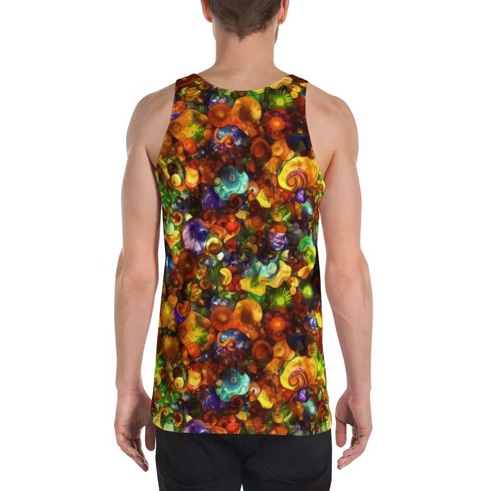 Spirals of Splendor on Men's Tank Top — Back