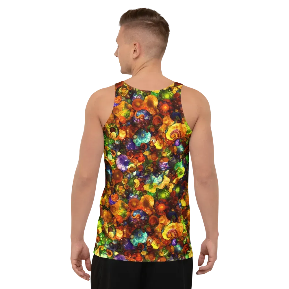 Spirals of Splendor on Men's Tank Top — Back