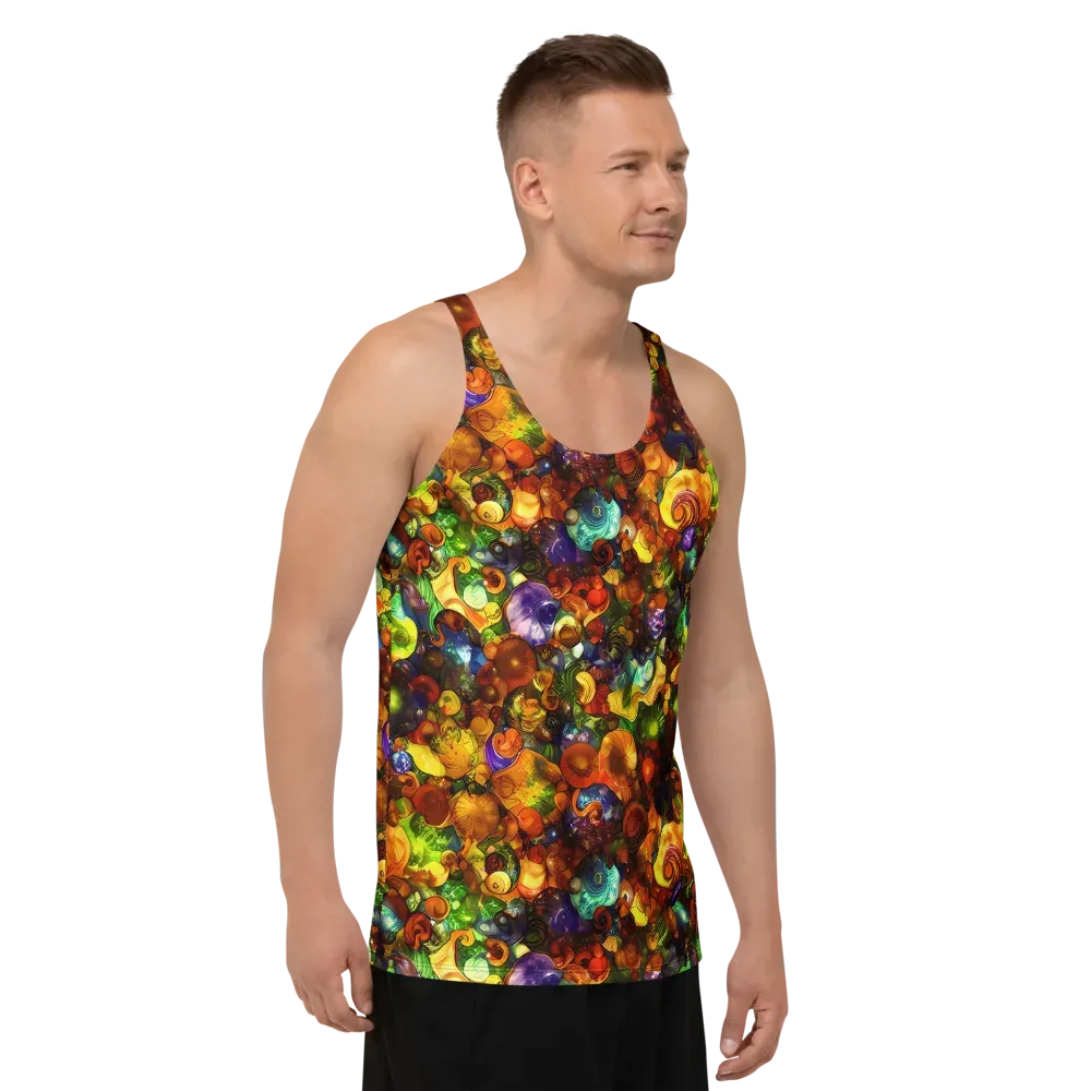 Spirals of Splendor on Men's Tank Top — Right Front