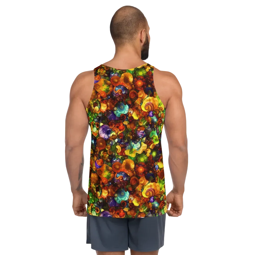 Spirals of Splendor on Men's Tank Top — Back