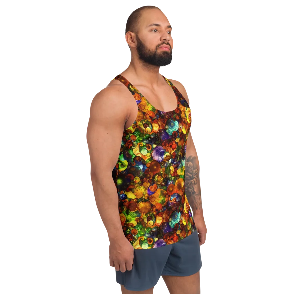 Spirals of Splendor on Men's Tank Top — Right Front