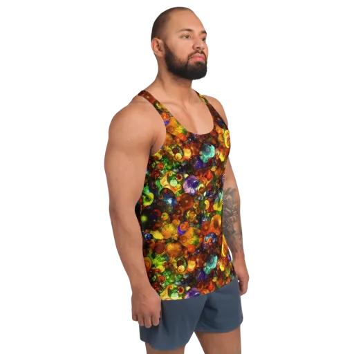 Spirals of Splendor on a Men's Tank Top