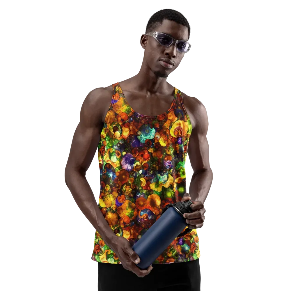 Spirals of Splendor on Men's Tank Top — Front