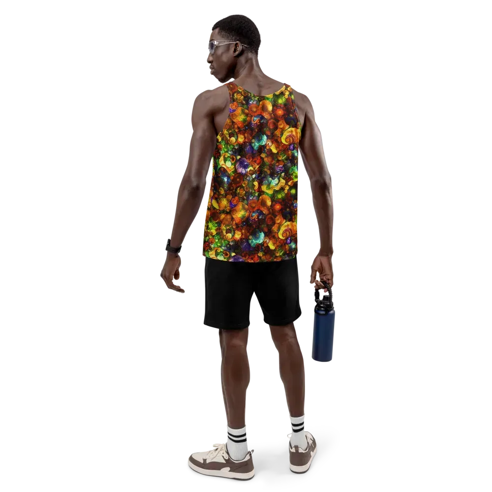 Spirals of Splendor on Men's Tank Top — Back