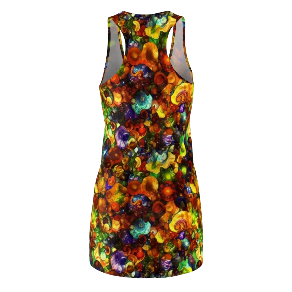Spirals of Splendor on Racerback Dress — Back