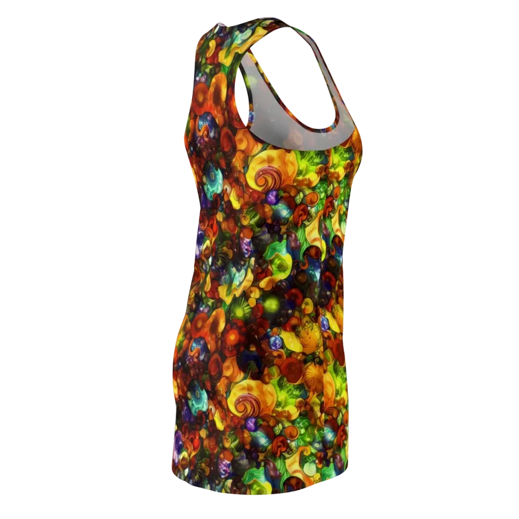 Spirals of Splendor on Racerback Dress — Back Side