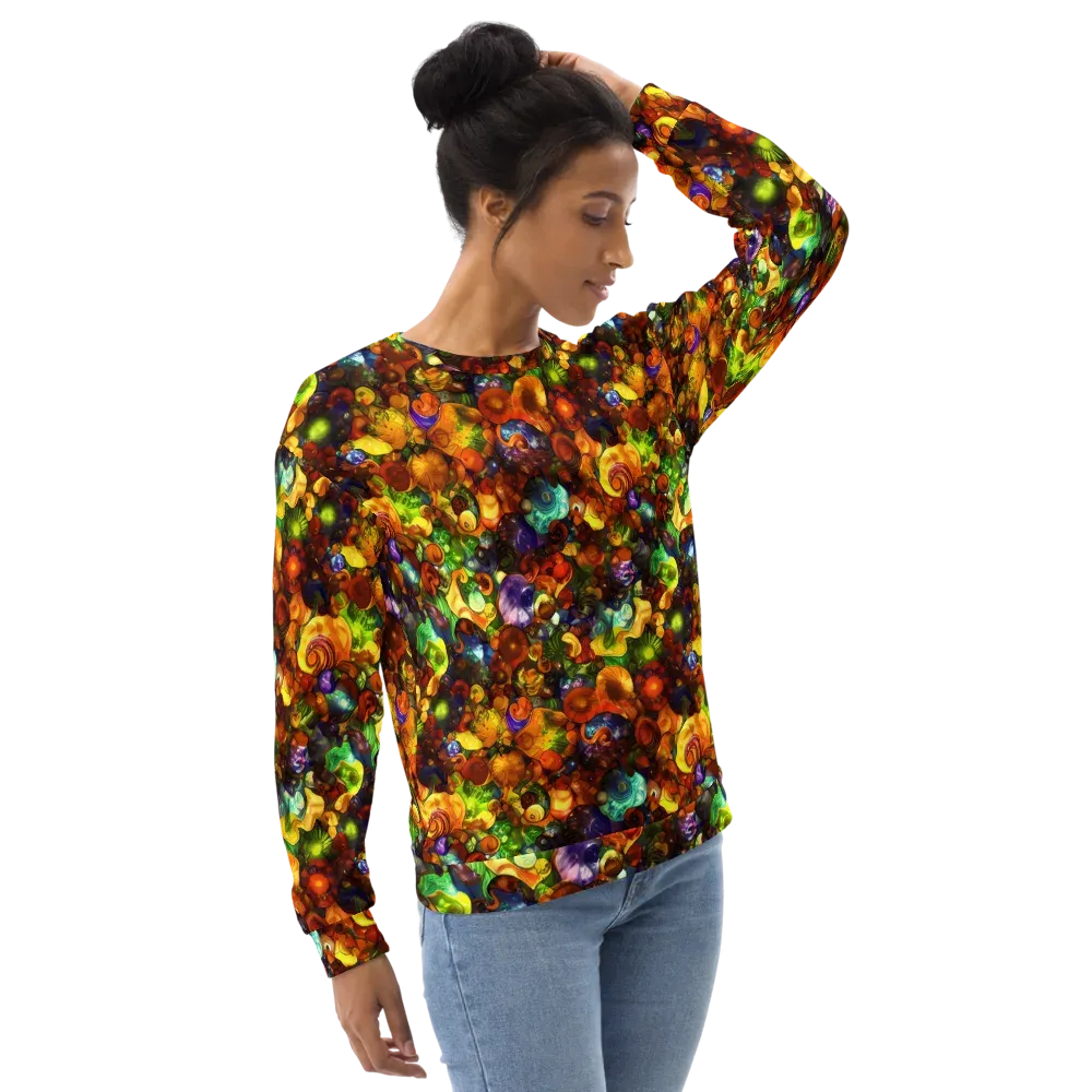 Spirals of Splendor on Sweatshirt — Right Front