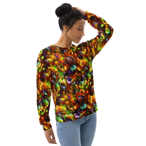 Spirals of Splendor on a Sweatshirt