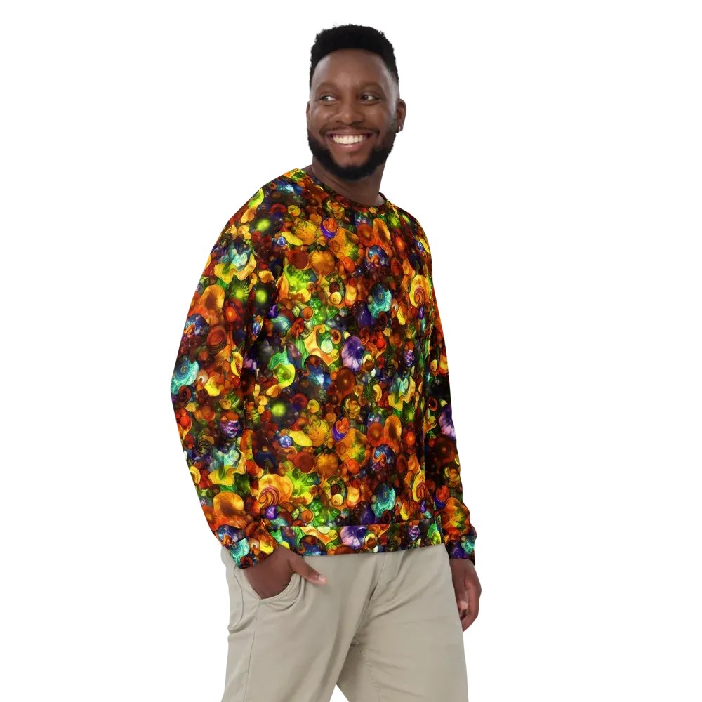 Spirals of Splendor on Sweatshirt — Front
