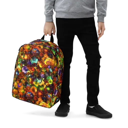 Spirals of Splendor on a Minimalist Backpack