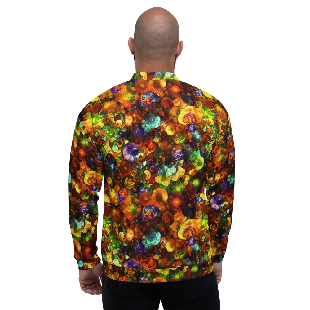 Spirals of Splendor on Bomber Jacket — Back