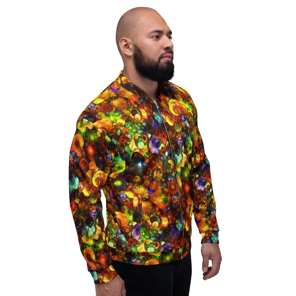 Spirals of Splendor on Bomber Jacket — Right