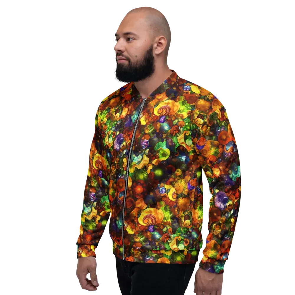 Spirals of Splendor on Bomber Jacket — Left