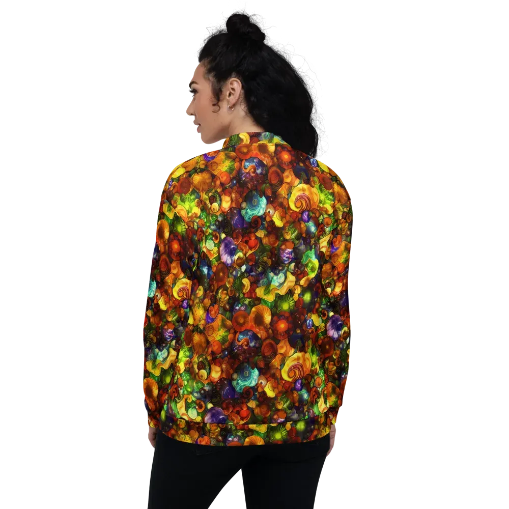Spirals of Splendor on Bomber Jacket — Back