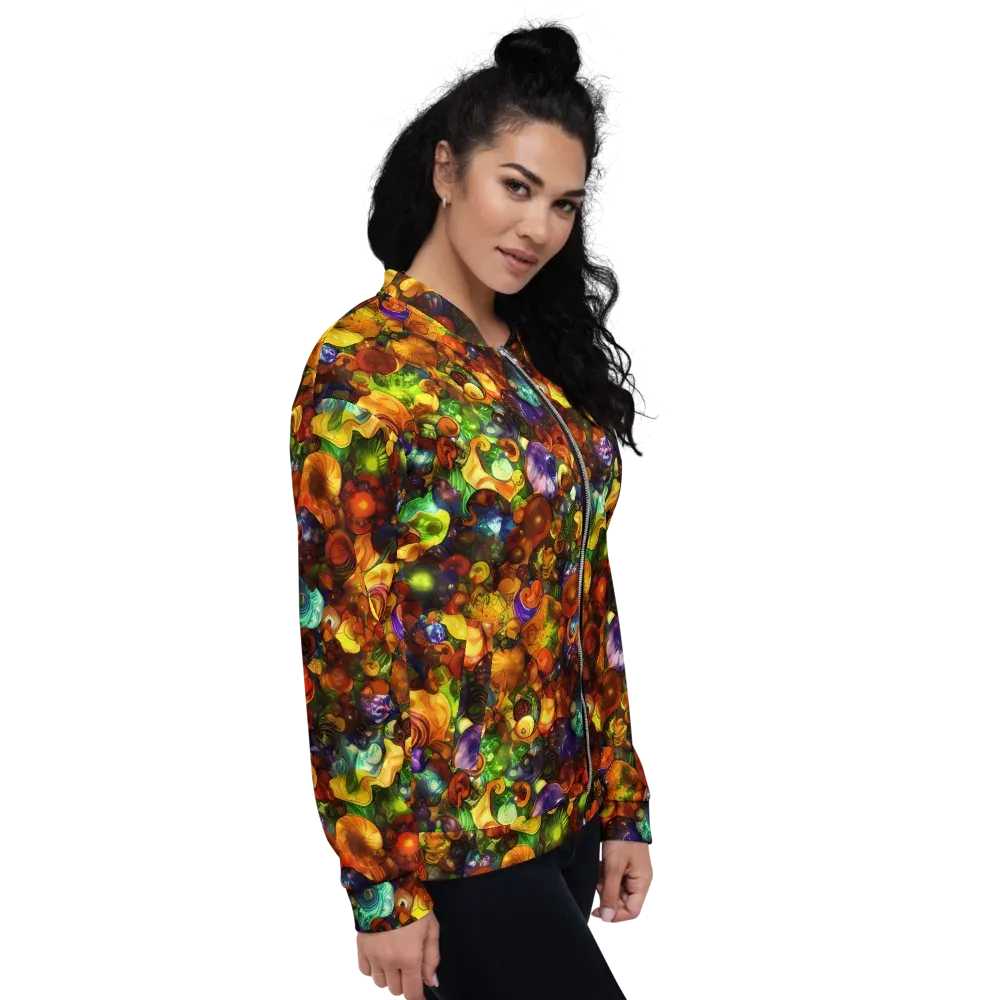 Spirals of Splendor on Bomber Jacket — Right