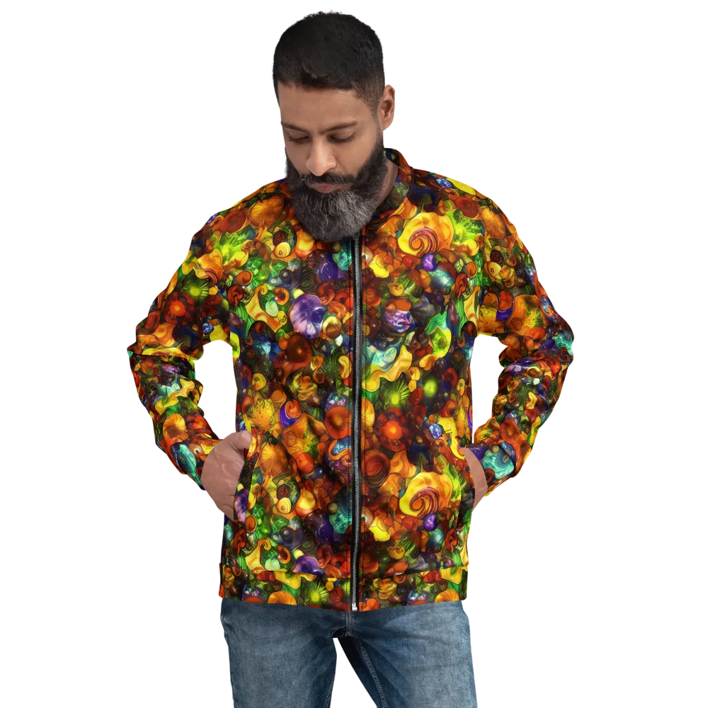 Spirals of Splendor on Bomber Jacket — Front