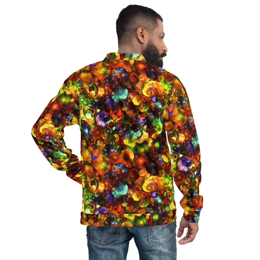 Spirals of Splendor on Bomber Jacket — Back