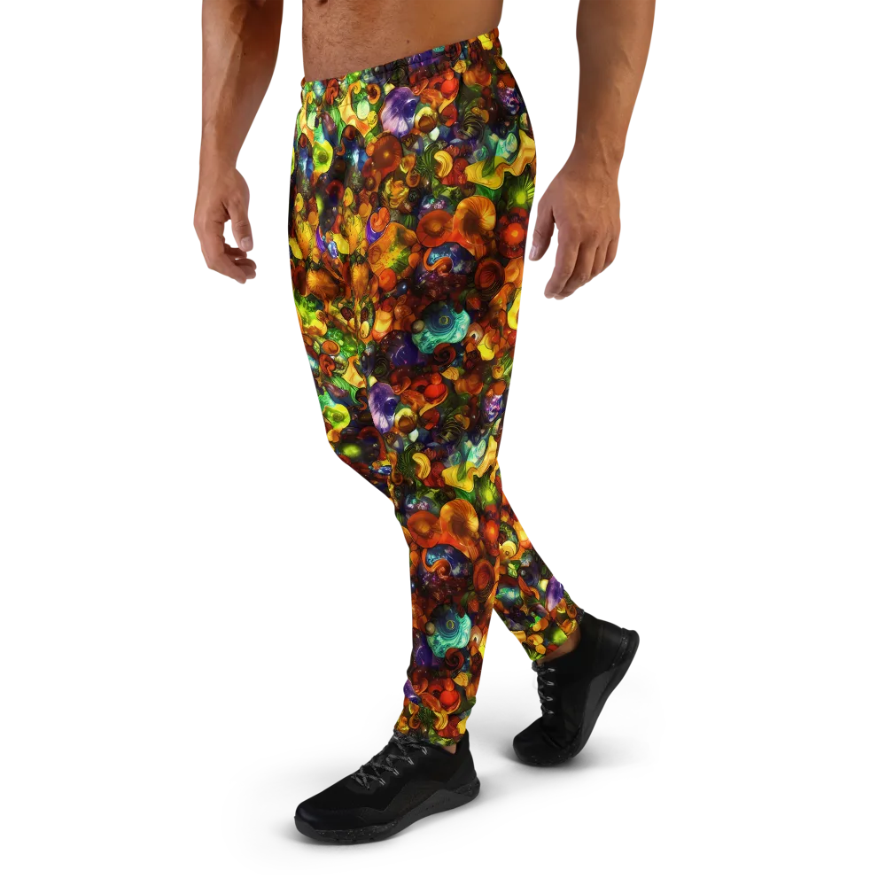 Spirals of Splendor on Men's Joggers — Left