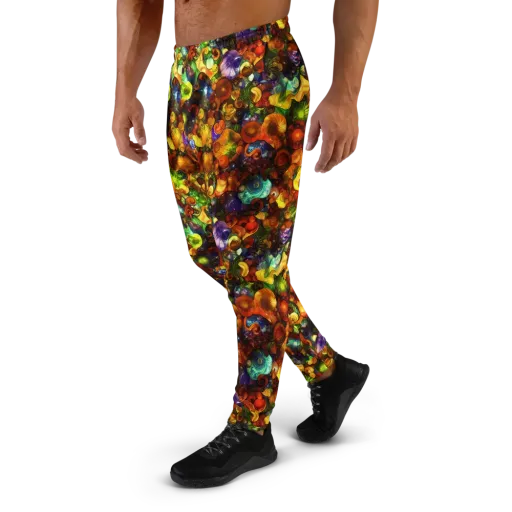 Spirals of Splendor on a Men's Joggers
