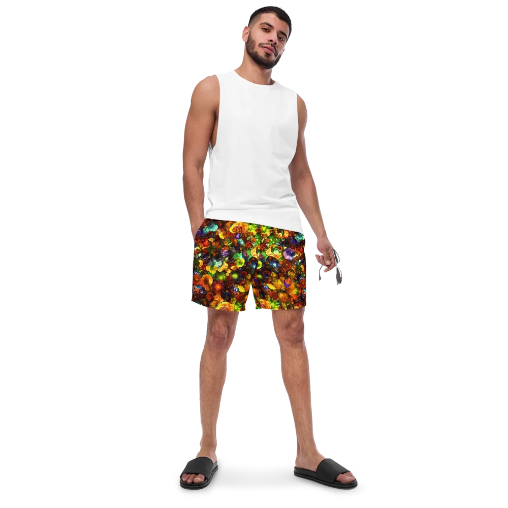 Spirals of Splendor on Swim Trunks — Front
