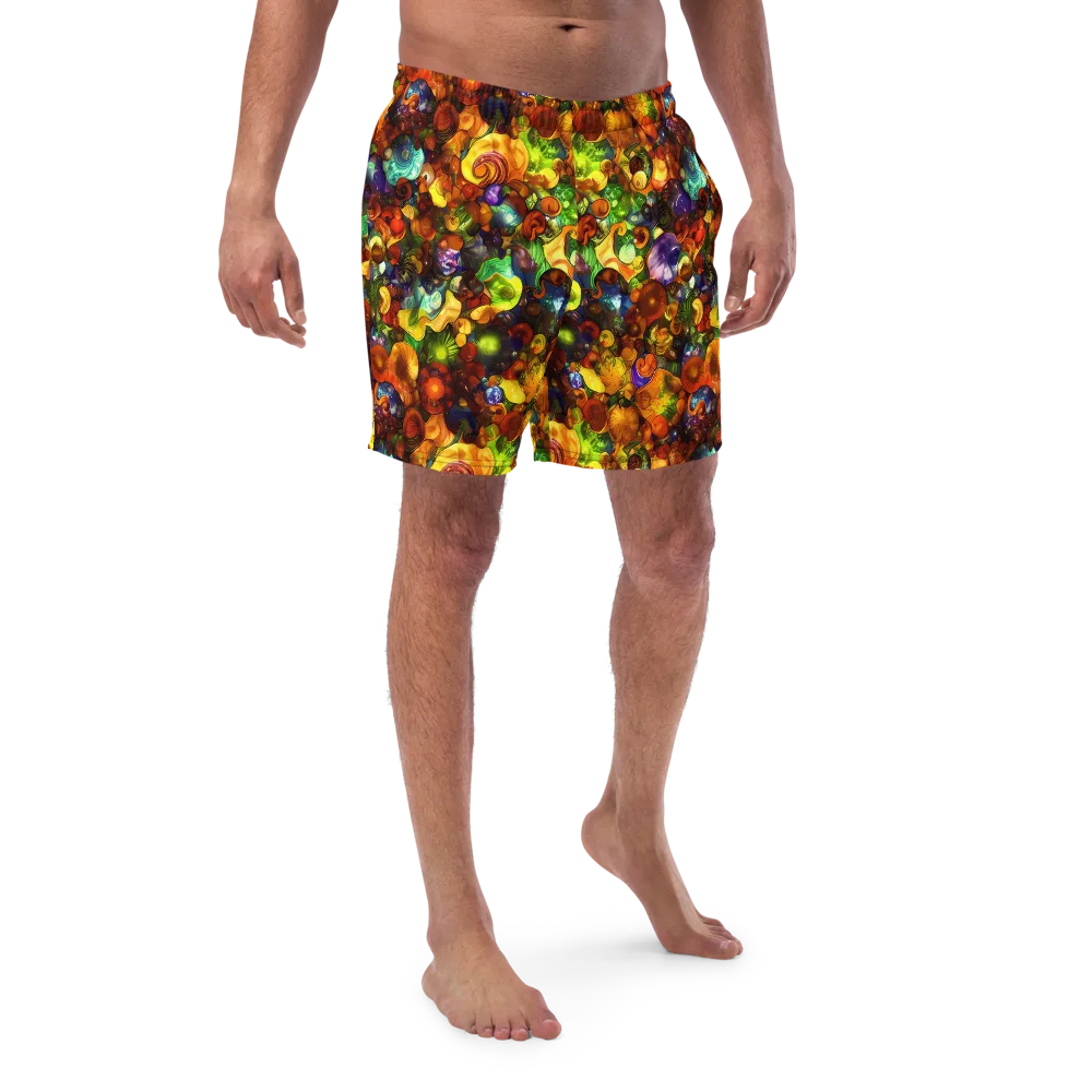 Spirals of Splendor on Swim Trunks — Front