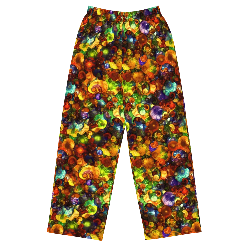 Spirals of Splendor on Wide-Leg Pants — Front