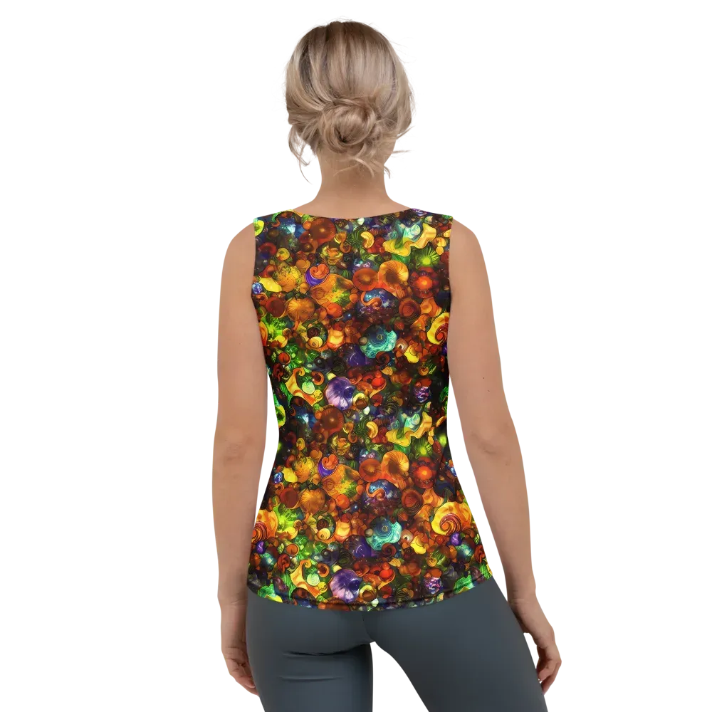 Spirals of Splendor on Women's Tank Top — Back