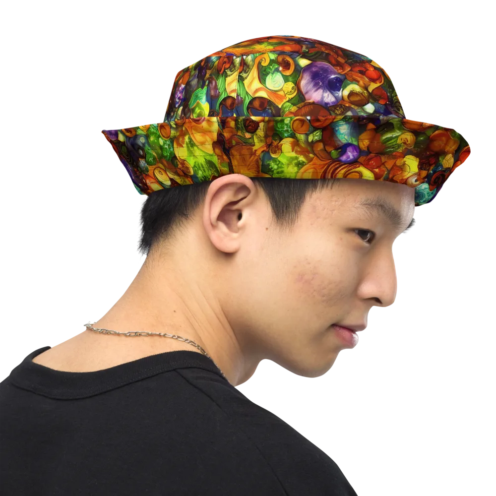 Spirals of Splendor on Reversible Bucket Hat — Right Outside
