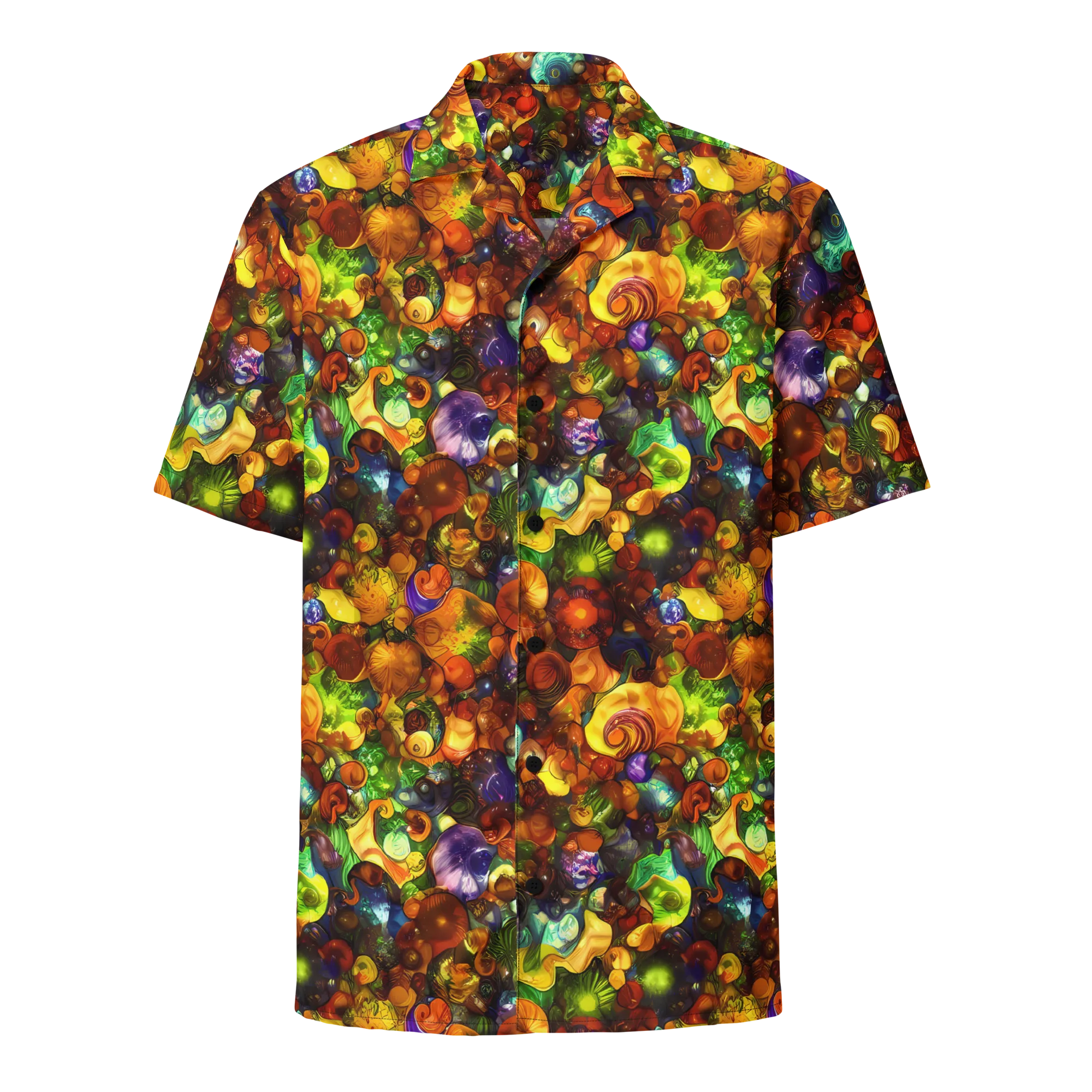 Spirals of Splendor on Button Shirt — Front