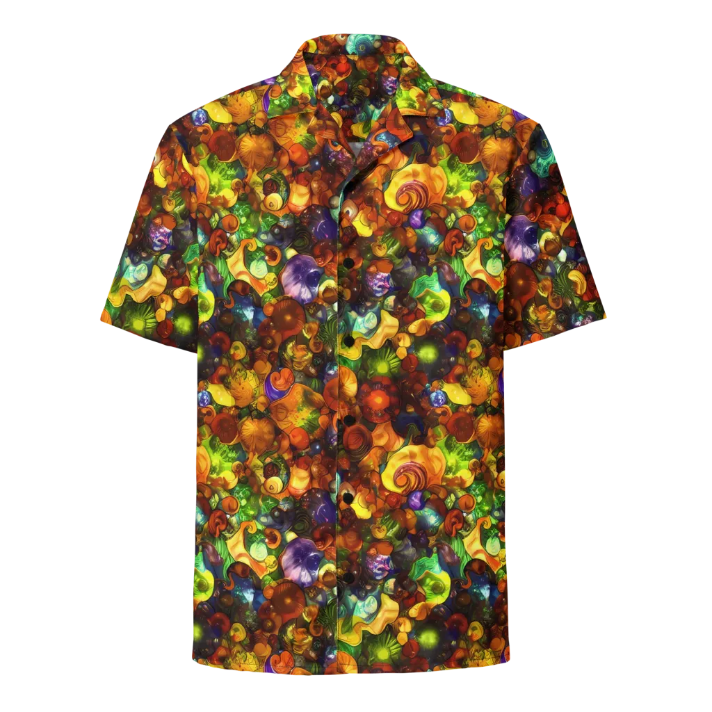 Spirals of Splendor on Button Shirt — Front