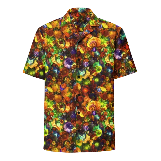 Spirals of Splendor on a Button Shirt