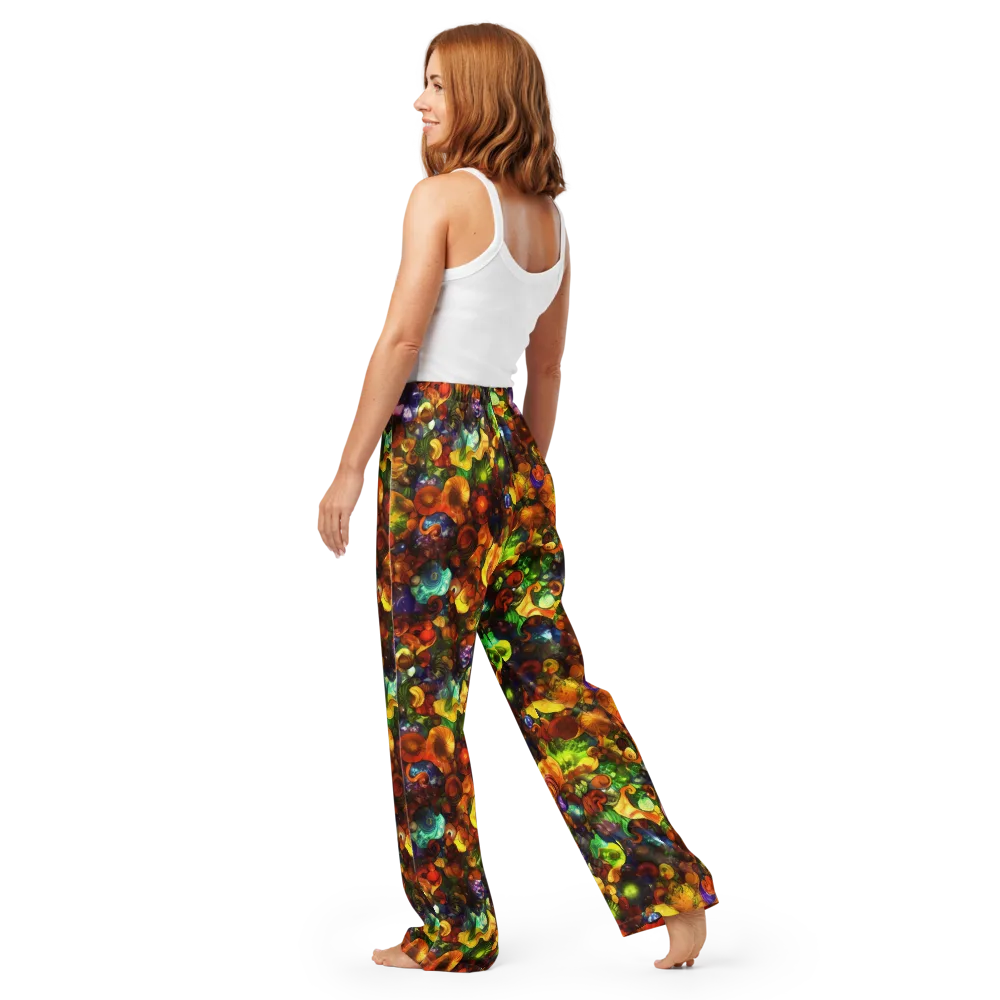 Spirals of Splendor on Women's Pajama Pants — Back