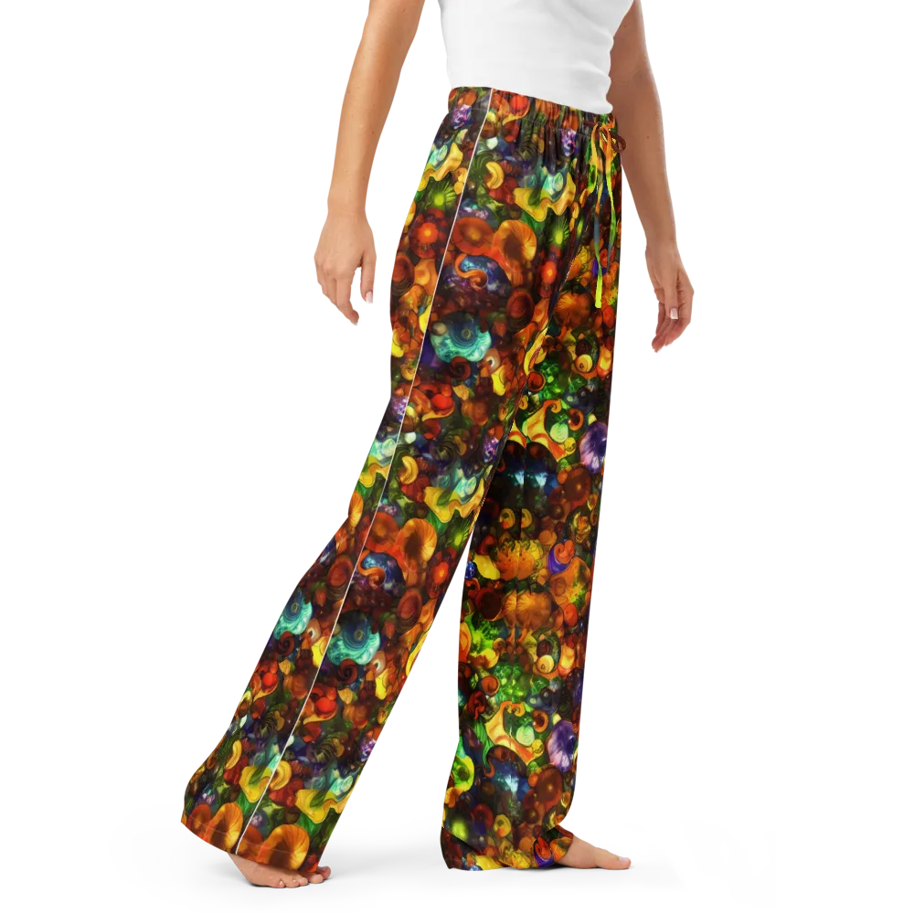 Spirals of Splendor on Women's Pajama Pants — Right Front