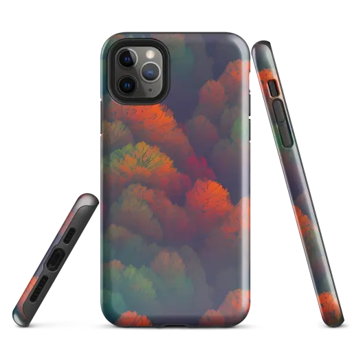 Flame-Kissed Foliage on a Tough Case for iPhone®