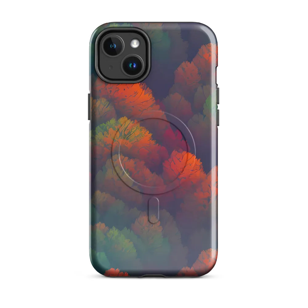 Flame-Kissed Foliage on MagSafe Tough Case for iPhone® — Front