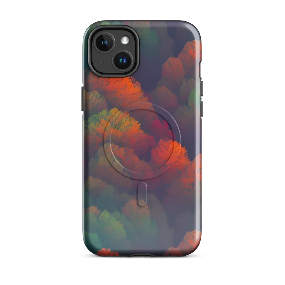 Flame-Kissed Foliage on MagSafe Tough Case for iPhone® — Front