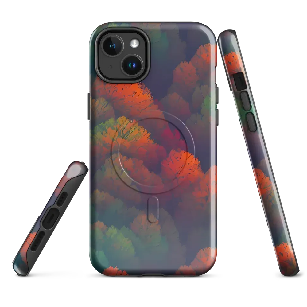 Flame-Kissed Foliage on MagSafe Tough Case for iPhone® — Front