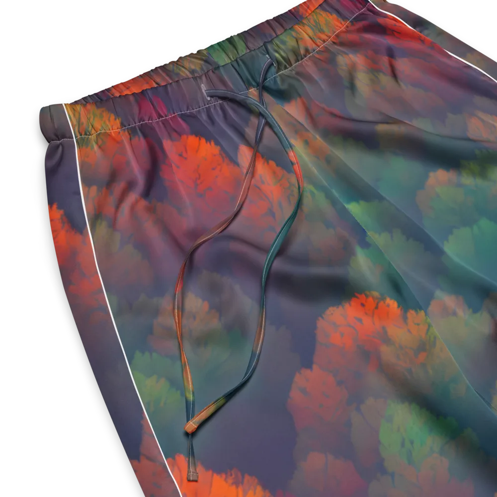 Flame-Kissed Foliage on Women's Pajama Pants — Product details