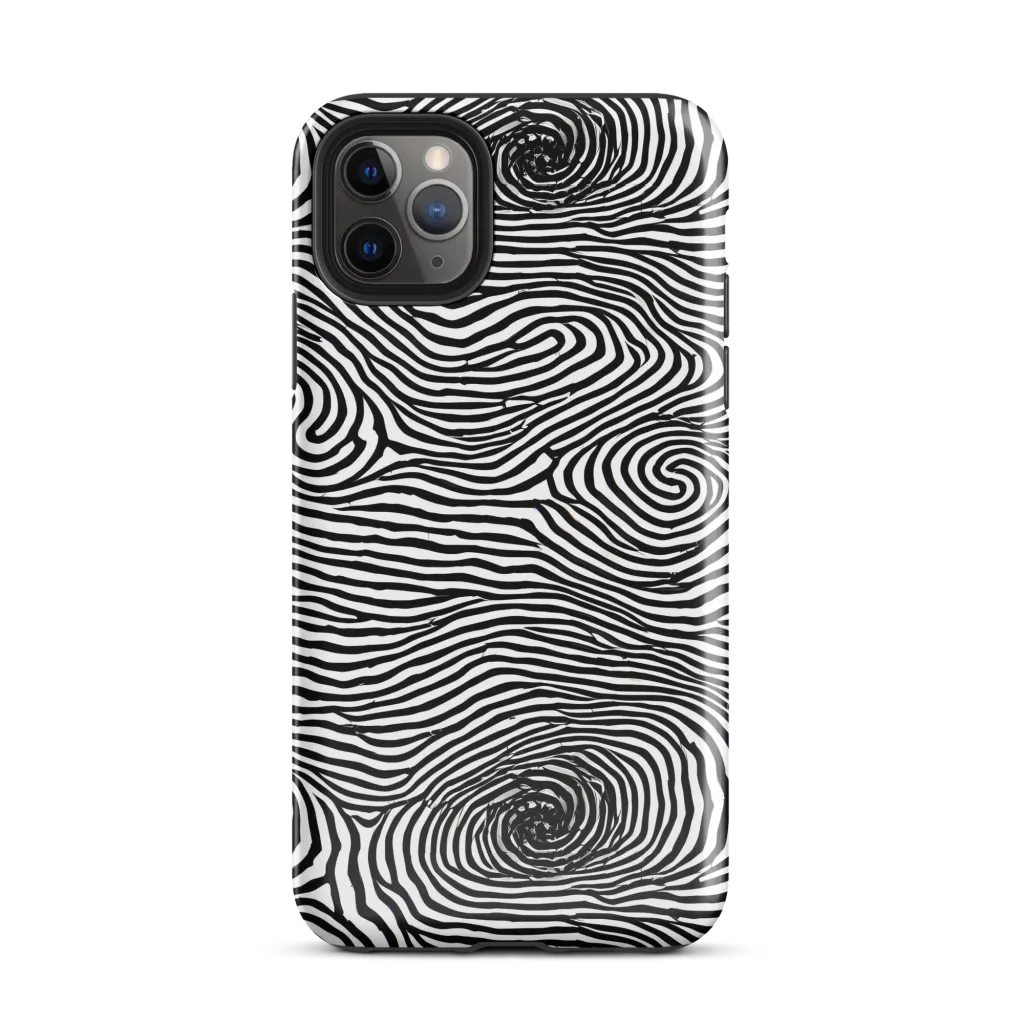 Black And White Rhapsody on Tough Case for iPhone® — Front