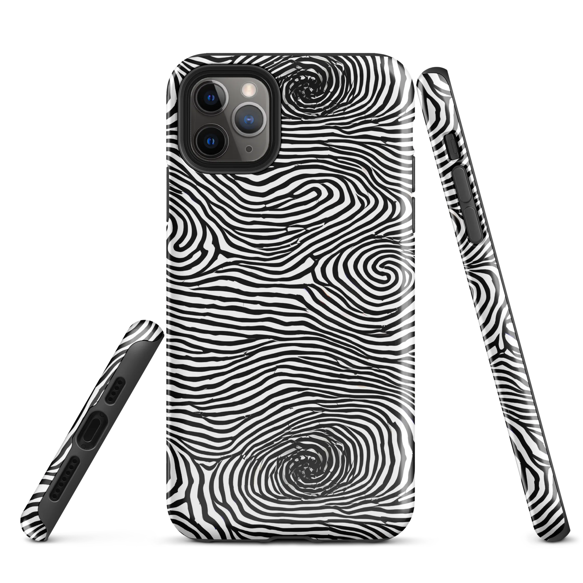 Black And White Rhapsody on Tough Case for iPhone® — Front