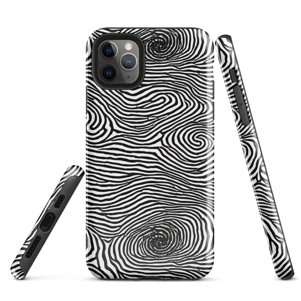 Black And White Rhapsody on Tough Case for iPhone® — Front