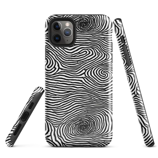 Black And White Rhapsody on a Tough Case for iPhone®