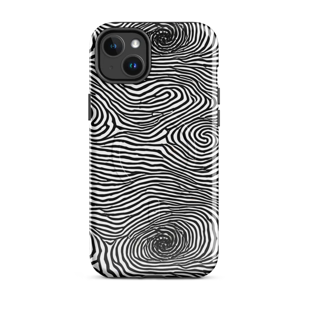 Black And White Rhapsody on MagSafe Tough Case for iPhone® — Front