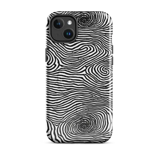 Black And White Rhapsody on a MagSafe Tough Case for iPhone®