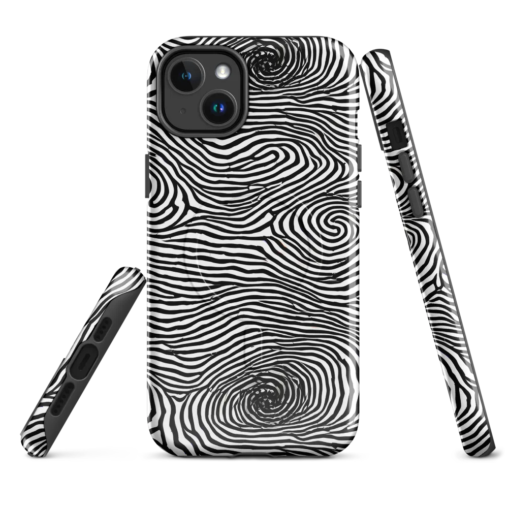 Black And White Rhapsody on MagSafe Tough Case for iPhone® — Front