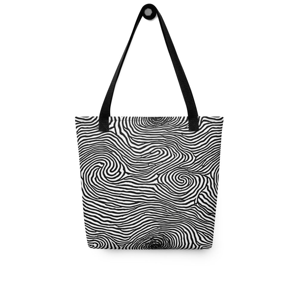 Black And White Rhapsody on Tote Bag — Front