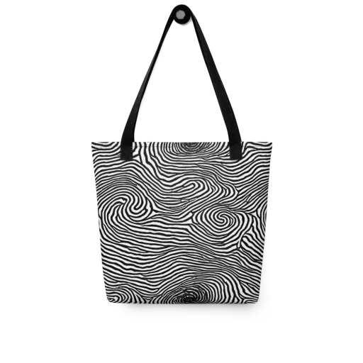Black And White Rhapsody on a Tote Bag