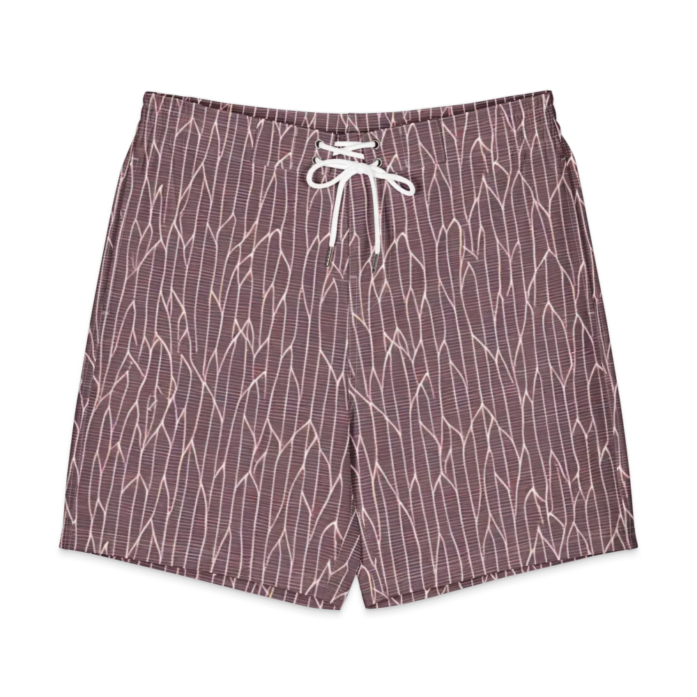 Rustic Flow on Men's Board Shorts — Front