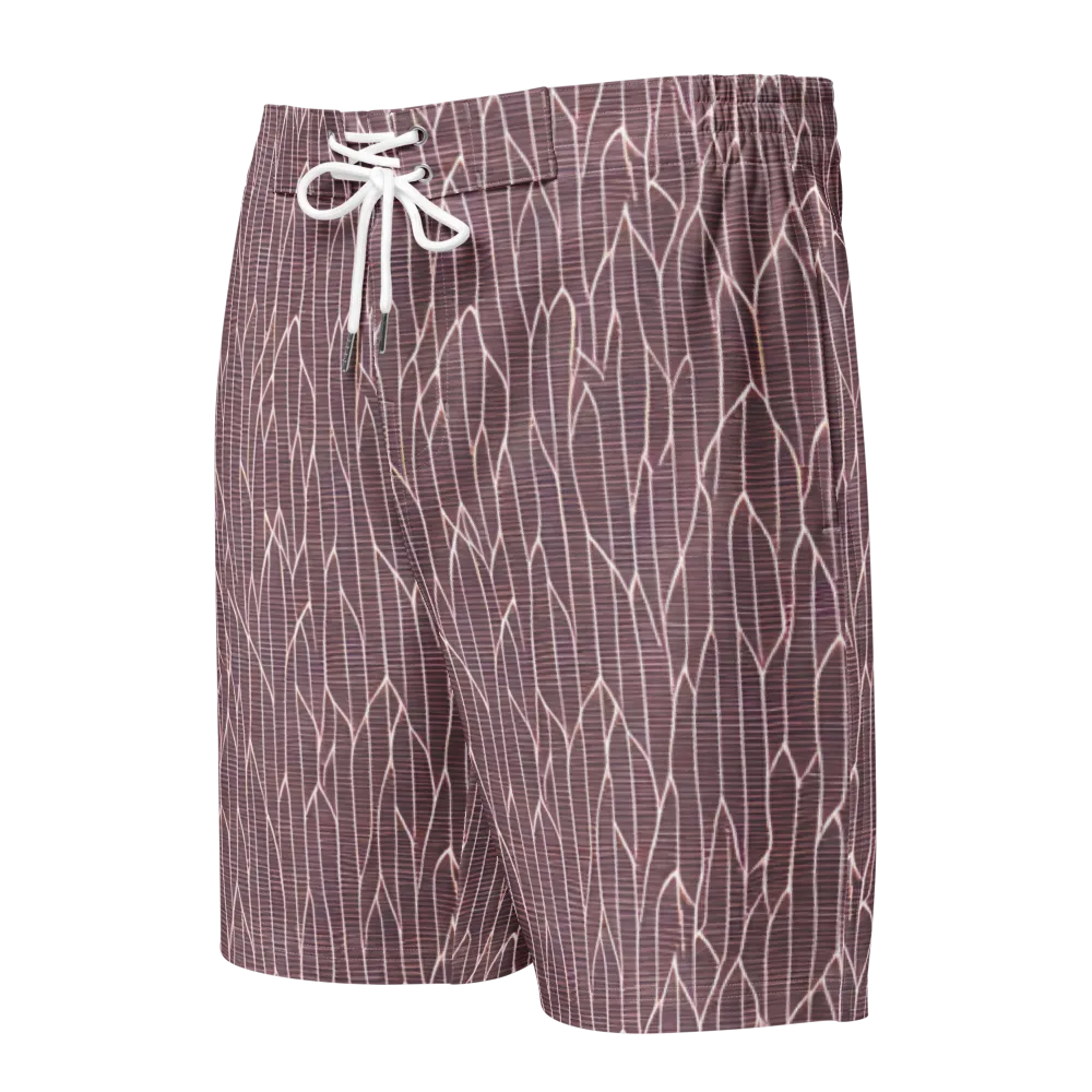 Rustic Flow on Men's Board Shorts — Front